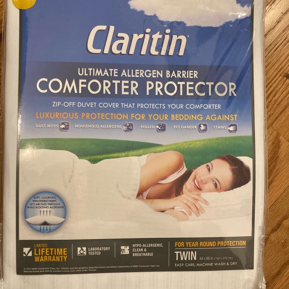 Allergen Barrier Comforter Protector Twin NWT - Picture 4 of 4